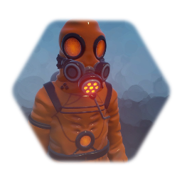 Puppet w Hazmat / Biohazard Suit