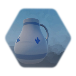 Pitcher with pourable water