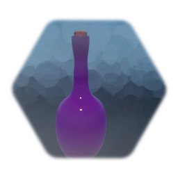 Purple bottle