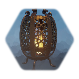 Brazier, Bronze Barrel