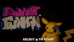 Friday night funkin vs Pikachu menu