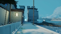 Under the warm sun - Anime Glodel City concept art