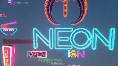 Neon Font Template Remixable