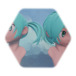 Twin girls－双子少女－Anime face
