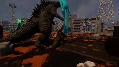 Godzilla atac