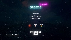 Orbox Title Screen