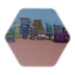 Random bikini bottom buildings collection