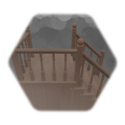 Stairs w/ landing