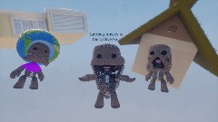 Sackboy travels to the sackverse!!!