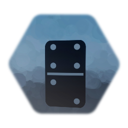 black Domino tile