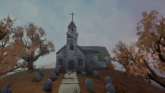 Dilapidated old church