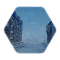 Science fiction hallway [Section A ] {No Roof} Single sculpt 5%