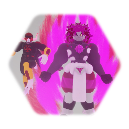 Fryzo and Infinity the Phantom Saiyan Jackal Man