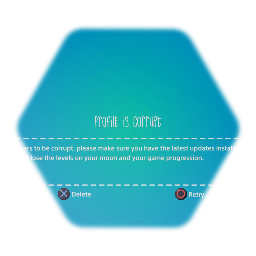 LittleBigPlanet 3 Profile is Corrupt UI