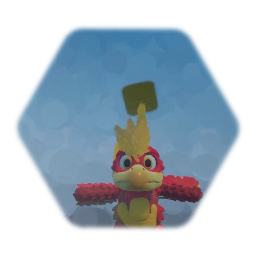 Phoenix with Particle effects