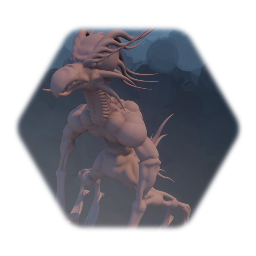 Avian Monster Sculpt WIP