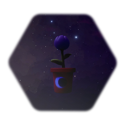 Flower Garden Night Atmosphere