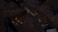 Ukrainian trench at the Russian/Ukrainian border