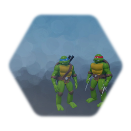 TMNT Raphael and leonardo