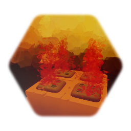 Fiery Block