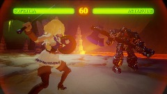 SOULCALIBUR idle animation Test: Sophitia VS Astaroth
