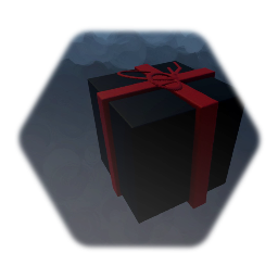 black gift - christmas present - package