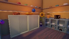 Bathroom with a walk in closet.