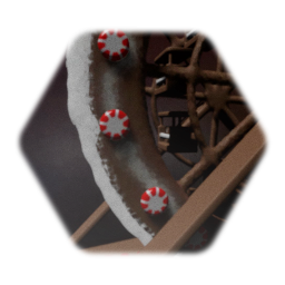 Ferris wheel decorated