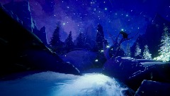 Raven at a Winter River