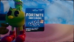 Pac- Man 19 Dollar Fortnite card giveaway(gone wrong)