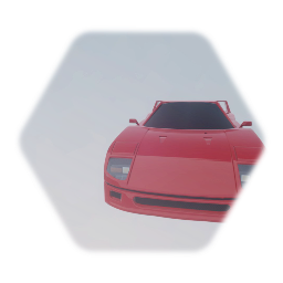 Drivable Ferrari F40 V2.0 Mixed with Deluxe Car Chassis
