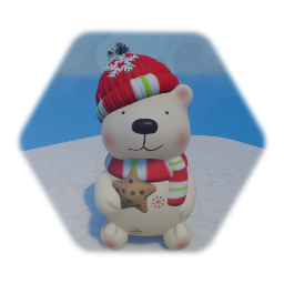 Giant Polar Bear Cookie Jar