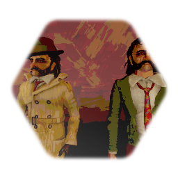 Detective Harrier Du Bois and Kim Kitsuragi