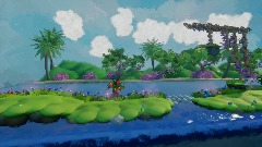 The Dream Forest - Pink Plant Woods section one