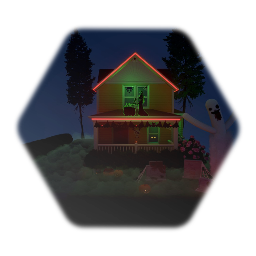 Crimson Halloween House
