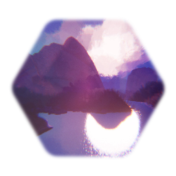 Vapour wave mountains