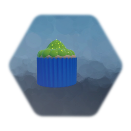 Mint cupcake