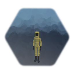 Backrooms Hazmat Suit Guy