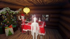 Path to the Cabin (Xmas Scene))