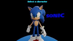 Sonic select to character