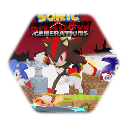 Sonic × shadow generations logo