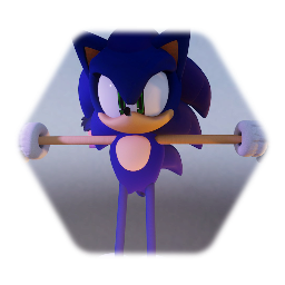 SONIC THE HEDGEHOG (basicly a edited kenshin \kenashii  sonic)