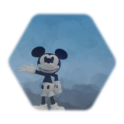 Black-and-white Mickey Mouse (without Filter)