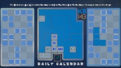 Daily Calendar Puzzle