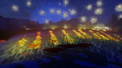 Starry night  over the Rhone