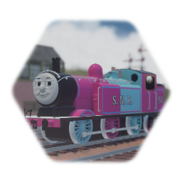 Olio the Pink and Blue Engine