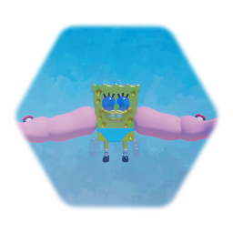 Real Unused Robo-SpongeBob Musculepants Puppet