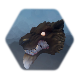 Werewolf head