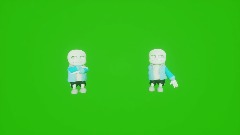 Get sans'd Green Screen