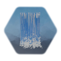Stylized waterfall